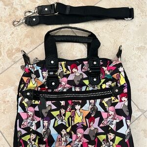 Super Rare Tokidoki Grunge Cartoon Nylon Bag